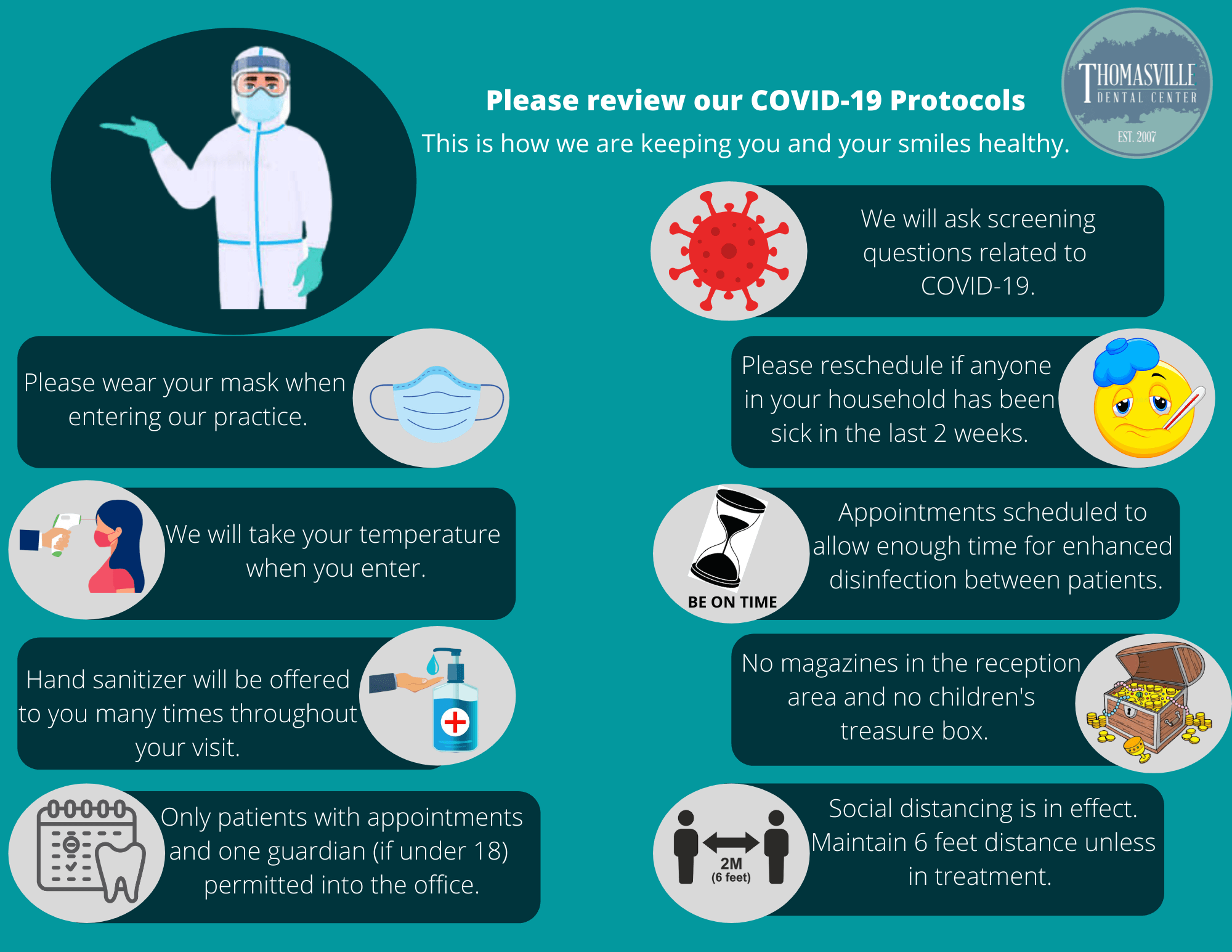 Please review ou COVID-19 Protocols (1)